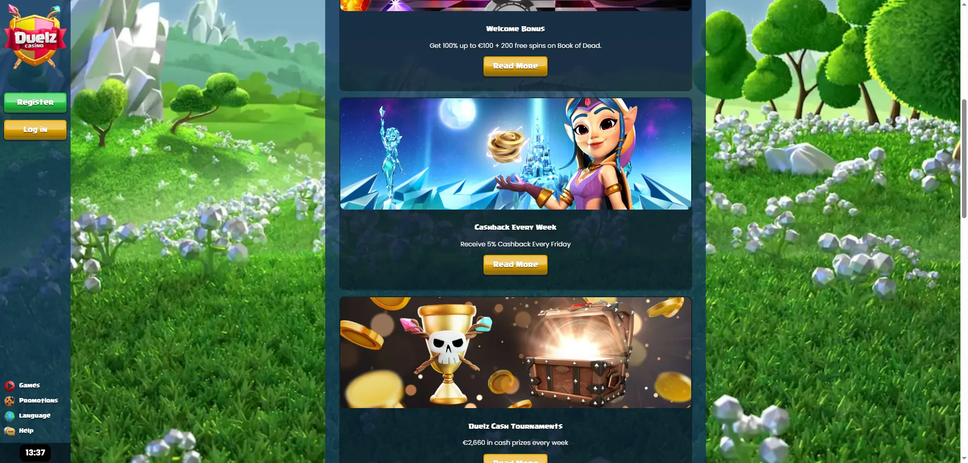 Duelz Casino na urządzeniach mobilnych – gry w przeglądarce smartfona