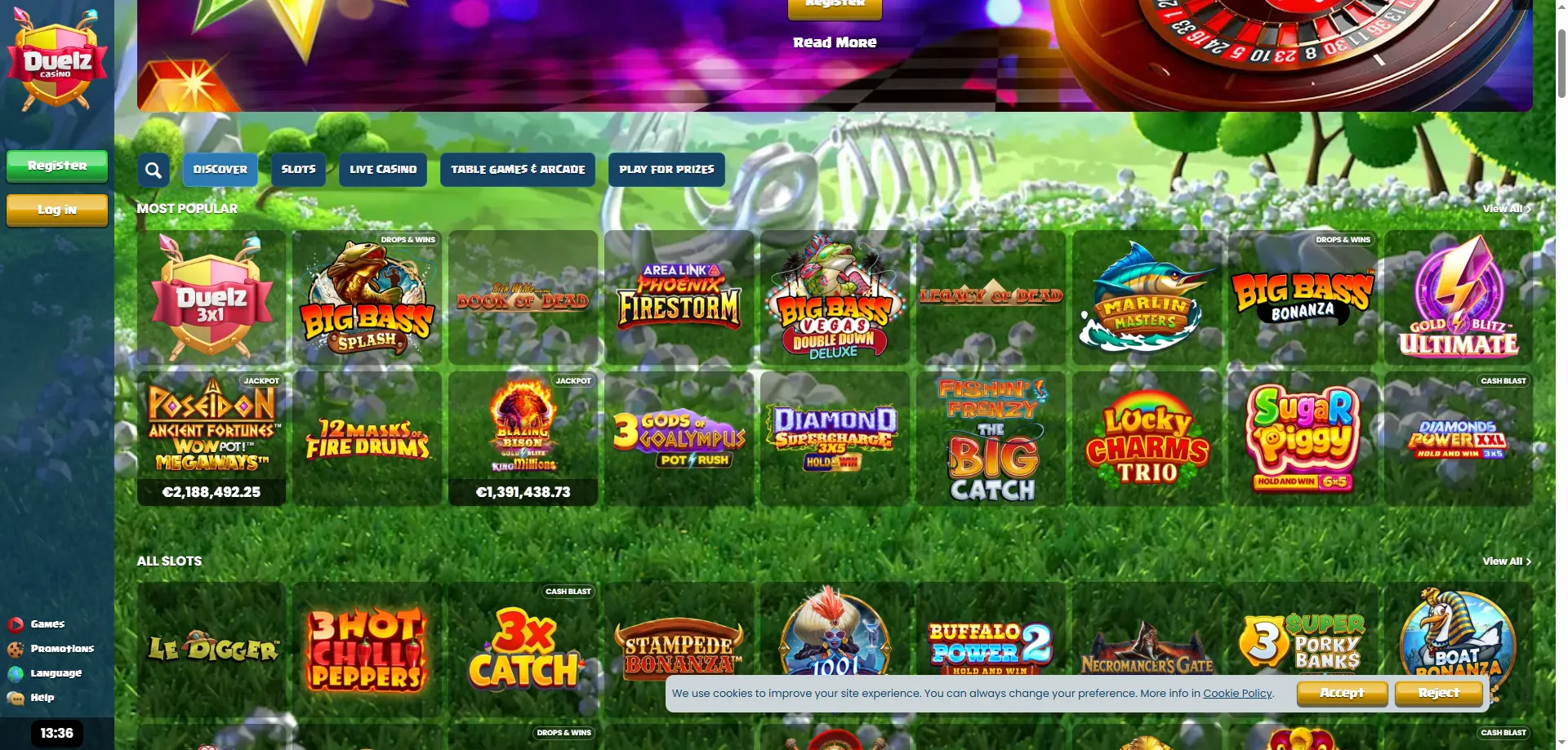Duelz Casino – ponad 2000 slotów online od top dostawców
